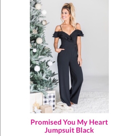 Pink Lily Boutique Pants - 🆕Pink Lily Boutique black jumpsuit